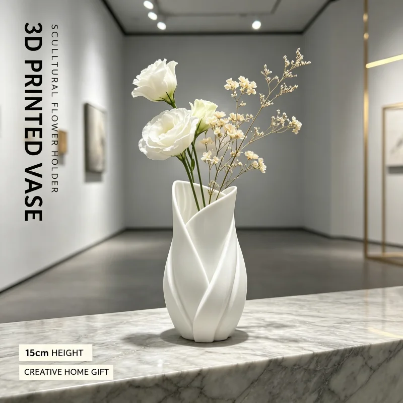 مزهرية صغيرة بيضاء غير لامعة ع - مراجعة Home Decor Location وسعره
