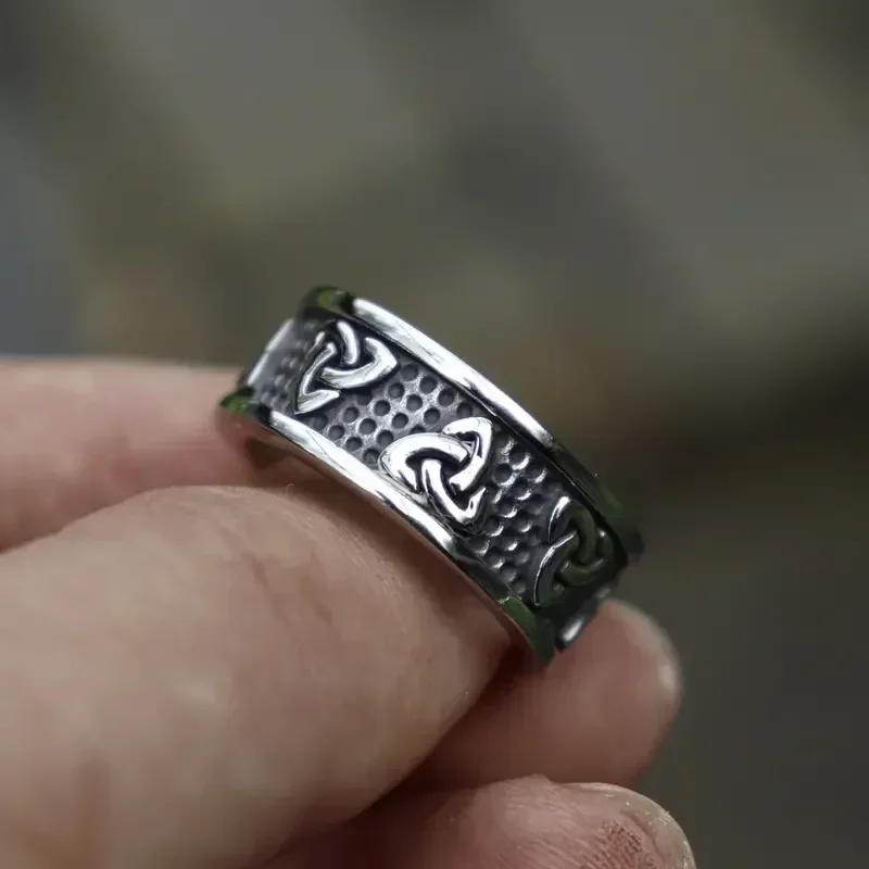 2026 New Hip Hop Style Men's Ring Fashion Rock  Personalized Accessories Retro Design Daily Wear Jewelry Gifts