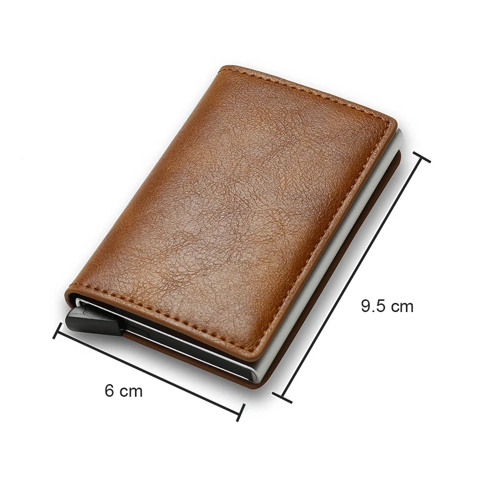 Anti Rfid Credit Card Holder Smart Minimalist Wallet Pocket Men Women Slim Cardholder Bank Secure Creditcard Case Dropshipping