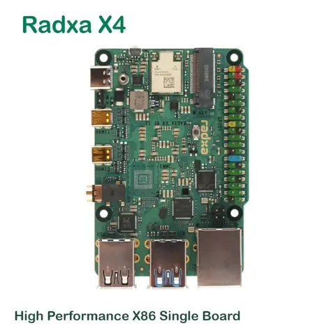 Radxa X4 Single Board with N100 Processor Combines High Performance and Low Power Consumption