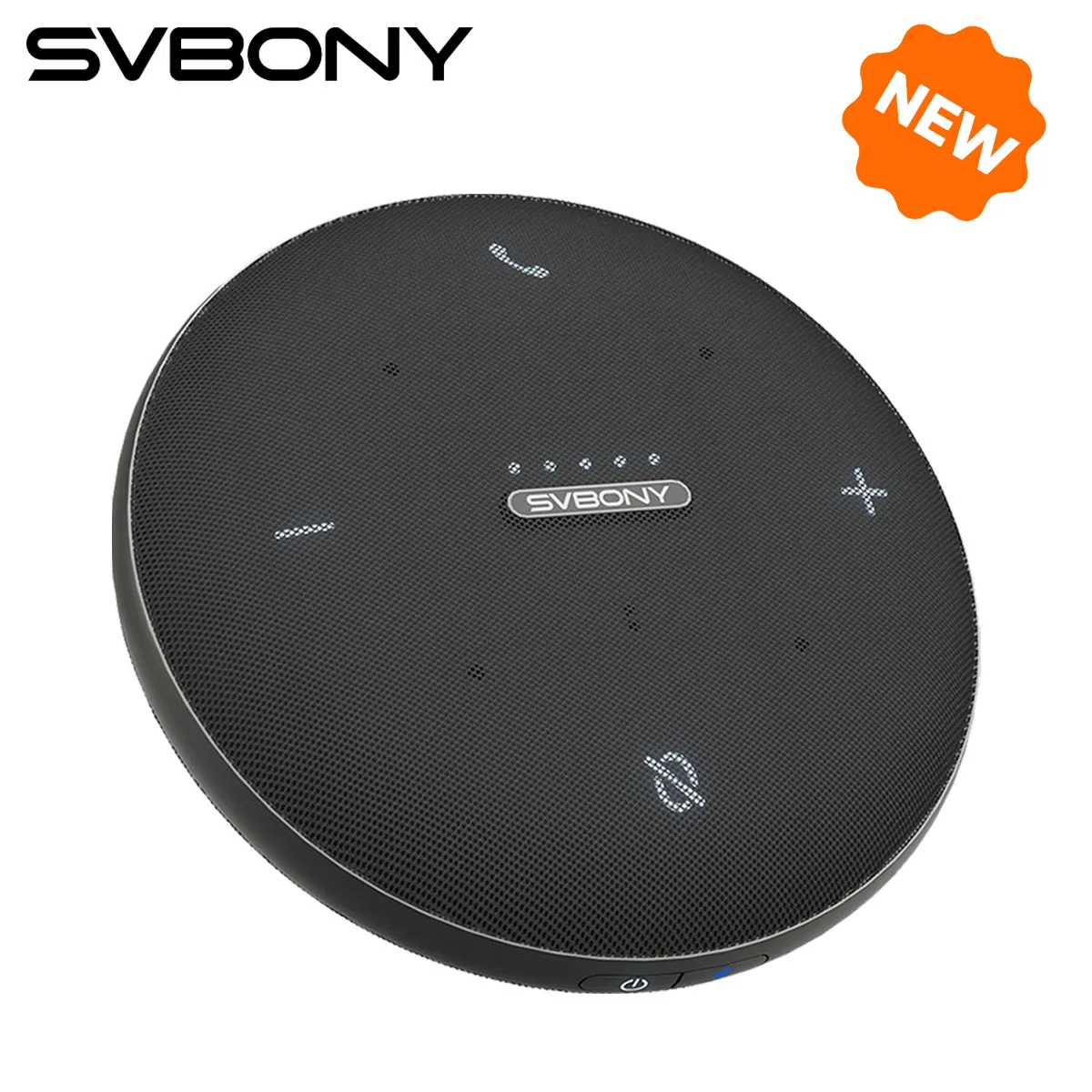 

Svbony SVHub Omni2 Omni-directional Microphone Bidirectional AI Noise Reduction Intelligent Transcription for Office Meeting