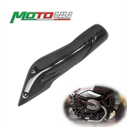 For BMW R NINE T 2014 2015 RNINET R 9T Carbon Fiber 3K Rear Muffler Exhaust Pipe Cover Side fairing Heat Shield Cover Protection