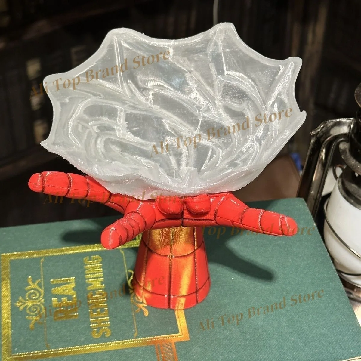 2026 HOT In Stock 3d Printed Popcorn Bucket Red Novelty Movie Night Popcorn Container Creative Jacket-Shaped Snack Bowl New