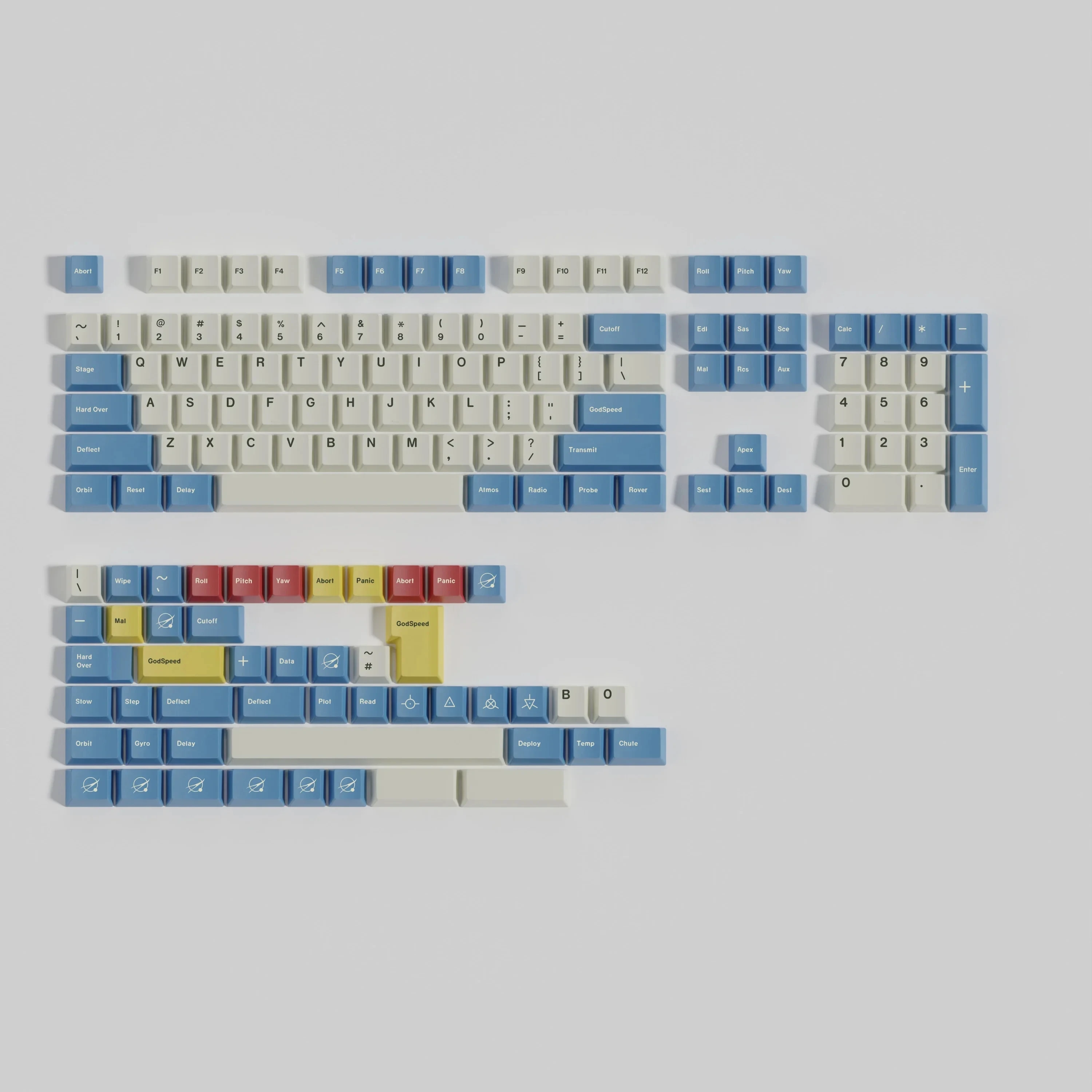 Imagem -05 - Teclado Mecânico Godvelocidade Pbt Keycaps Perfil Cereja Sublimação de Tintura Interruptor mx Double b Split Gmk 153 Chaves