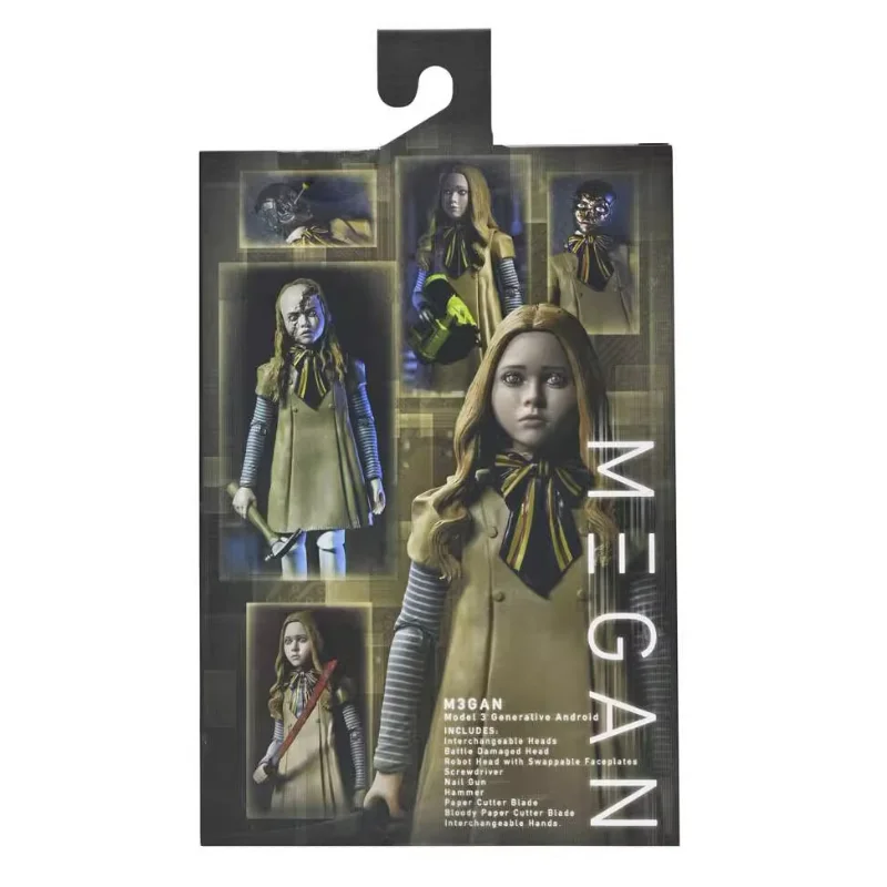 الأصلي NECA 19355 ميغان M3GAN 7 بوصة تتحرك نموذج لجسم دمية