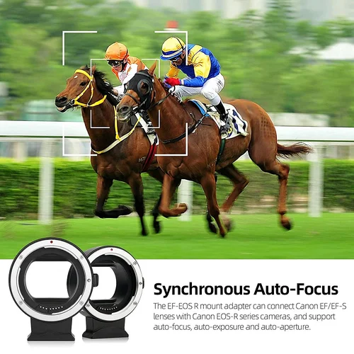 Imagen 2 del producto Mcoplus EF-EOS R adaptador de lente de enfoque automático anillo de Control convertidor para lente Canon EF/EF-S a Canon RF EOS R RP R3 R5 R50 R6 R7 R8 R