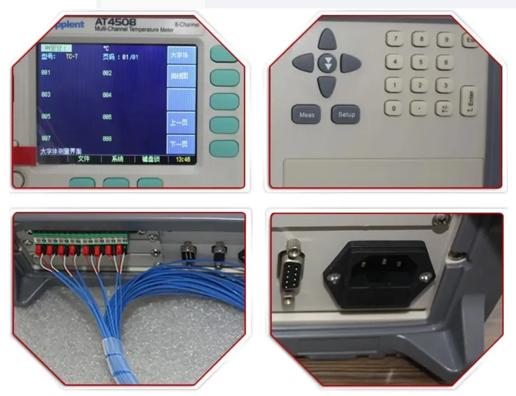 Temperaturdatenlogger-Recorder 24-Kanal AT4524