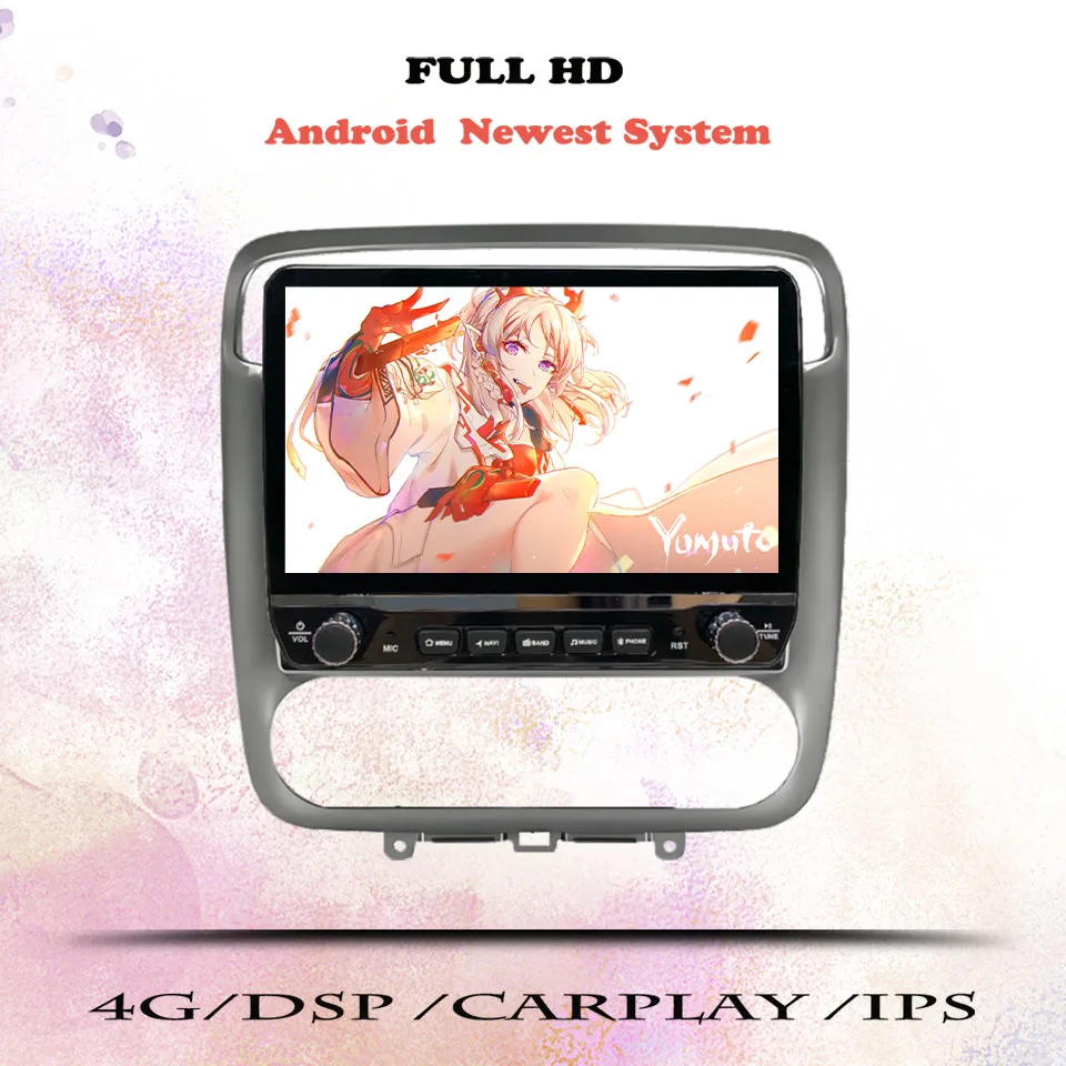 Android 14 8G Ram Car Radio Video DVD Player GPS Navigation HU For Honda Stream 2000 - 2006 Car intelligent systems 4G Lte WiFi