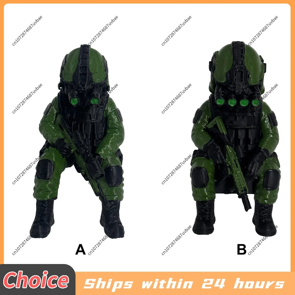 - Sniper Mini Figurine Exquisite Craftsmanship Realistic Soldier Decorate for Ornaments Enthusiasts Decorative Collector