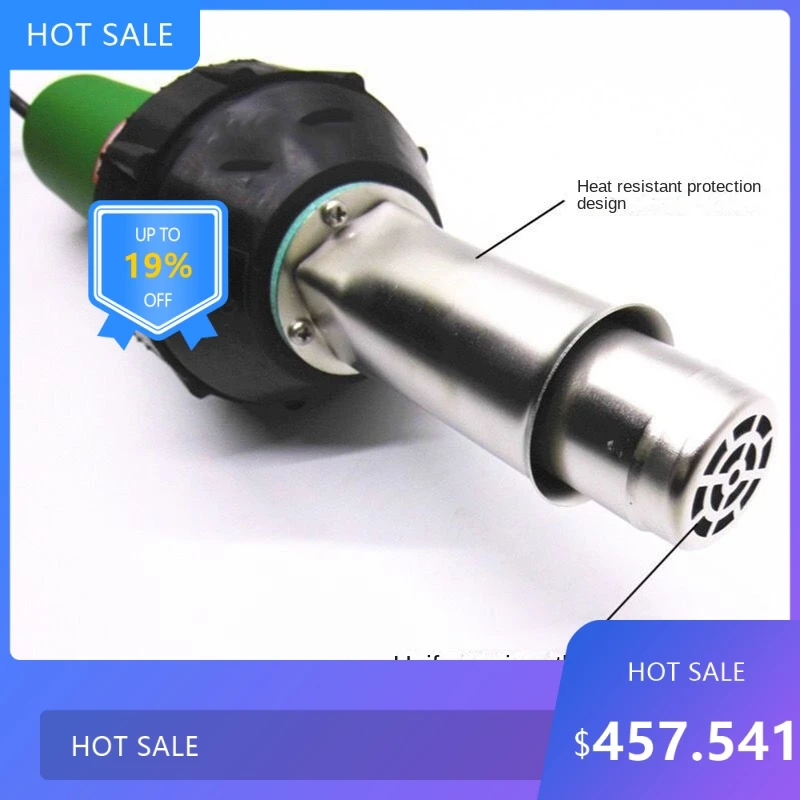 

0729NEW 1600W Professional Hot Air Welding Kit + Plastic Heat Gun + Accessories For PVC Plastic Flooring Linoleum