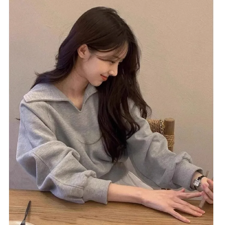 Mole com Capuz Estiloso de Outono para Mulheres, Manga Longa, Aodão, Sensação Premium, Estilo Único para Mulheres Jovens...