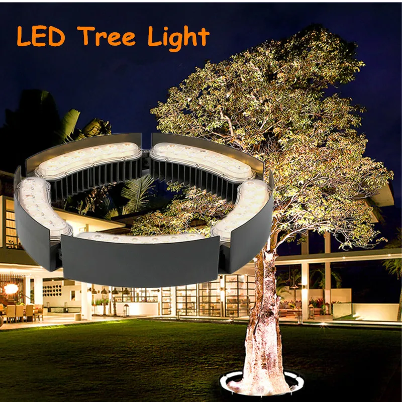 

Outdoor Waterproof Light Tree Lights Lawn Light Garden Villa Led Shooting Tree Lamp Landscape Patio Lamp Insert Ground Led 48w