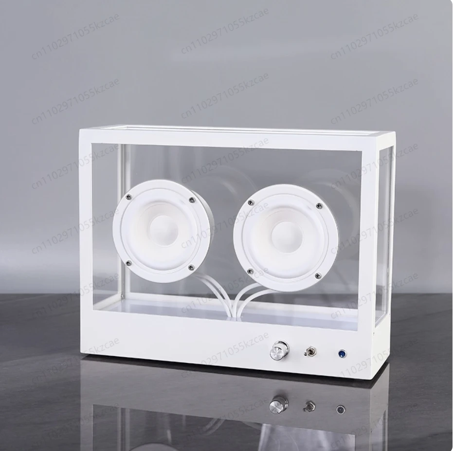 

Nordic creative transparent audio living room desktop decoration simple white square bluetooth acrylic speaker ornament