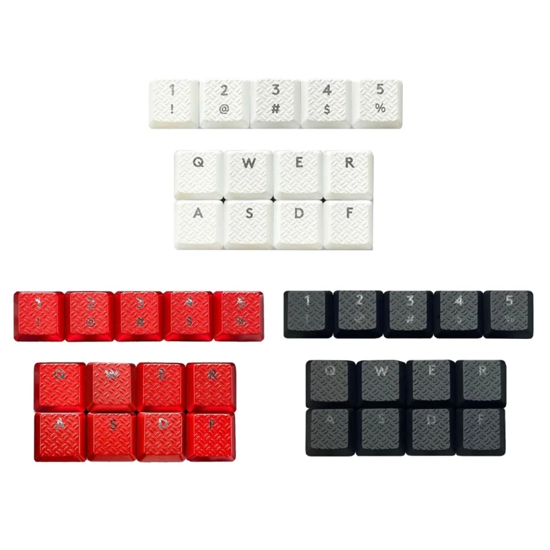 13Pcs Keycap Carbon Fiber Texture Rutschfeste Abdeckung für G915/G813/G815/G913 TKL X3UB – Detail 1
