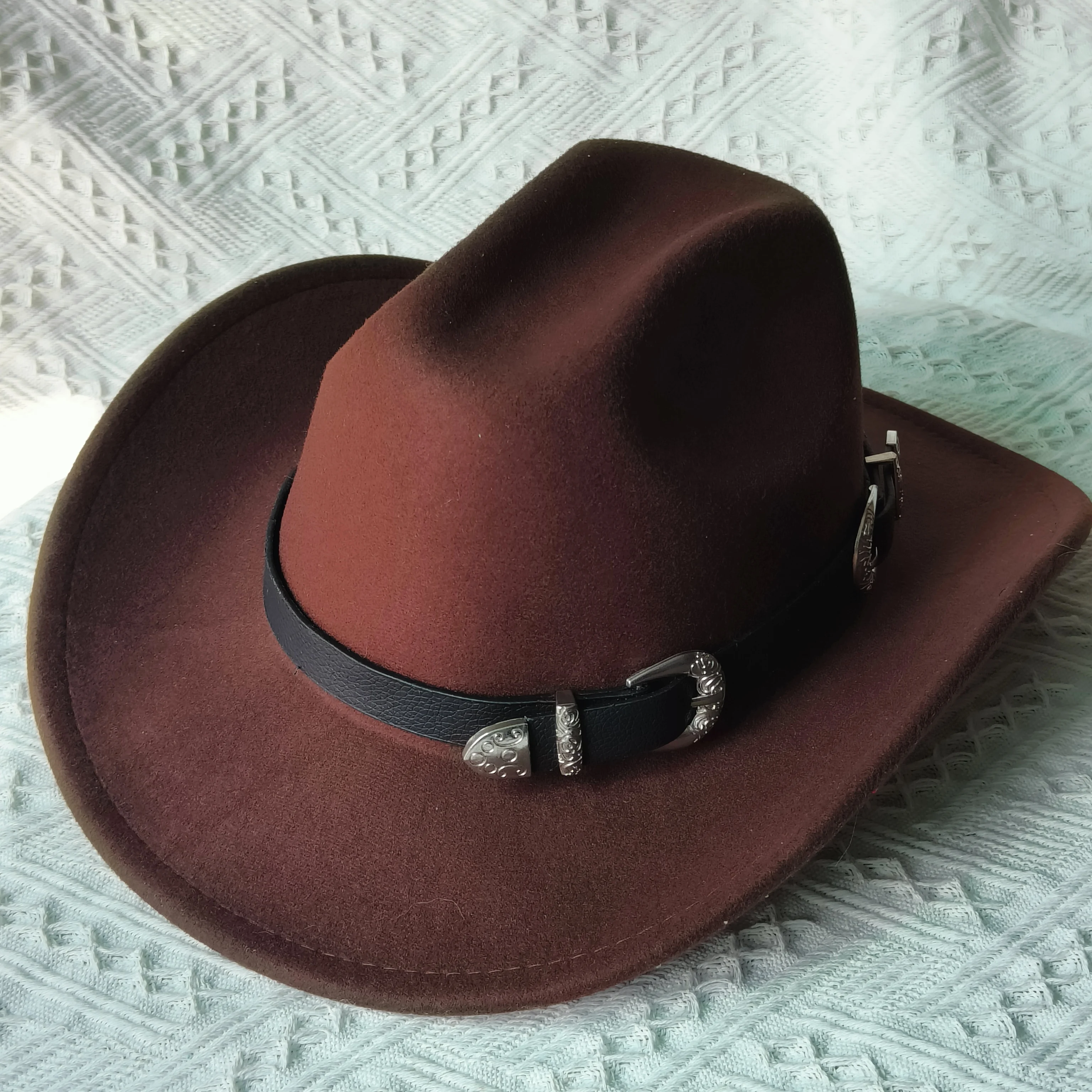 

Retro Western Cowboy Hats Ethnic Leather Belt cowboy Hat For Men Women Hats vintage Sorero hombre sombrero vaquero hombre