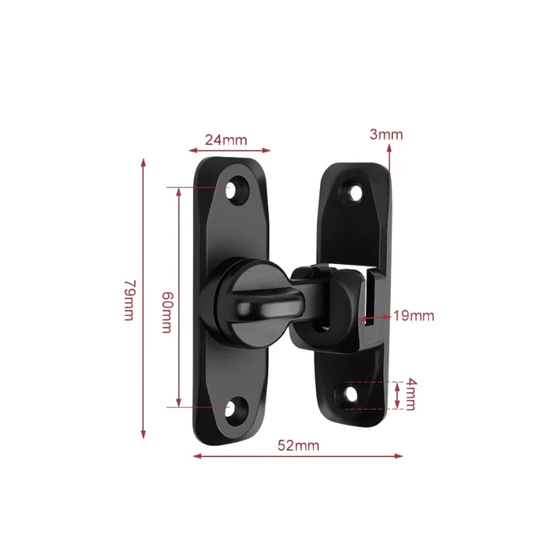 90/180 درجة مزلاج الباب مزلاج الباب المنزلق المزالج مكافحة سرقة مشبك أبواب الحظيرة البراغي غلق بمشبك مزلاج المشبك أقفال الزاوية اليمنى قفل الباب