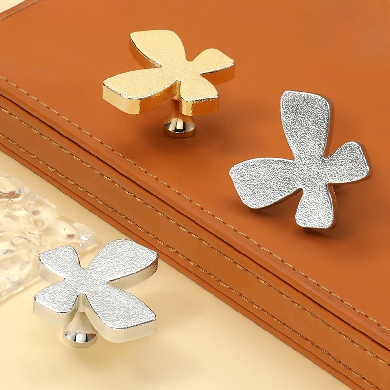 الأوروبية الإبداعية شخصية فراشة مقبض خزانة المواد النحاسية خزانة عالمية خزانة خذاء باب خزانة ملابس مقبض اليد #1