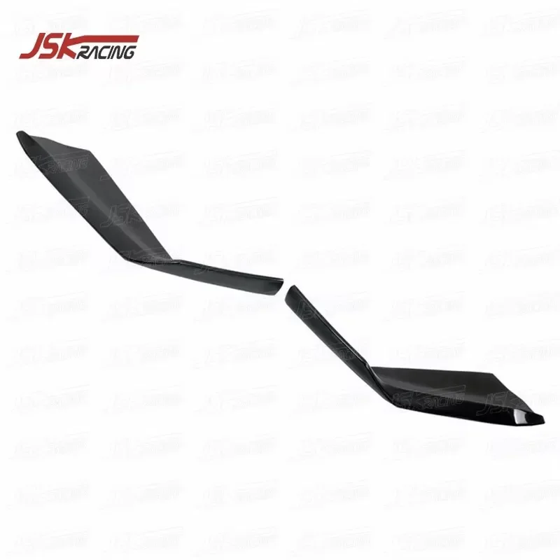 NOVT STYLE CARBON FIBER FRONT BUMPER SPLITTER BUMPER CANARDS for 2015-2018 FERRARI 488 GTB SPIDER