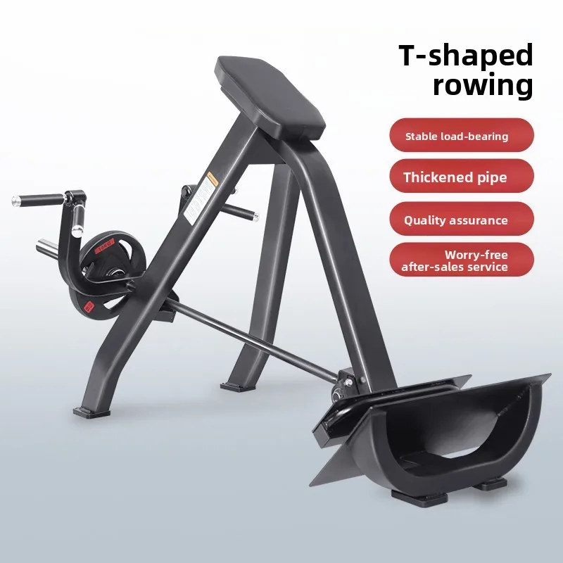 Commercial Gym Fitness Center T-bar Row Lat Pulldown Trainer Steel Rowing Machine Multi-Functional Durable Strength Equipment