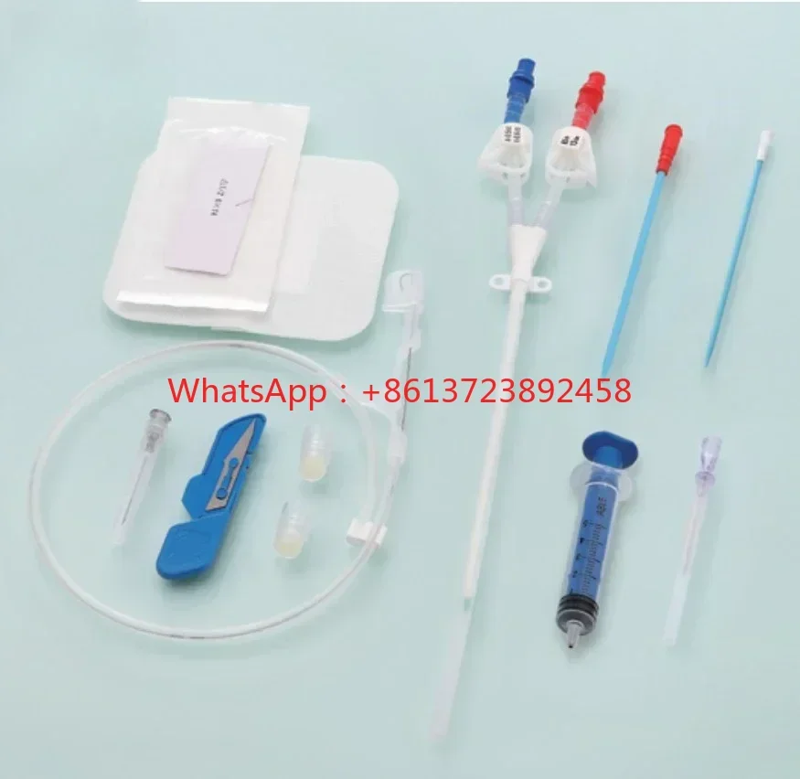 5 Pieces Disposable Dialysis Catheter Adult Children HC Kit Double Lumen 6.5Fr And 8.5Fr Triple Lumen12Fr