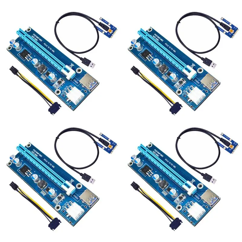 ABRI-4X Mini Pcie To PCI Express 16X Riser For Laptop External Image Card EXP GDC BTC Mpcie To PCI-E Slot Mining Card