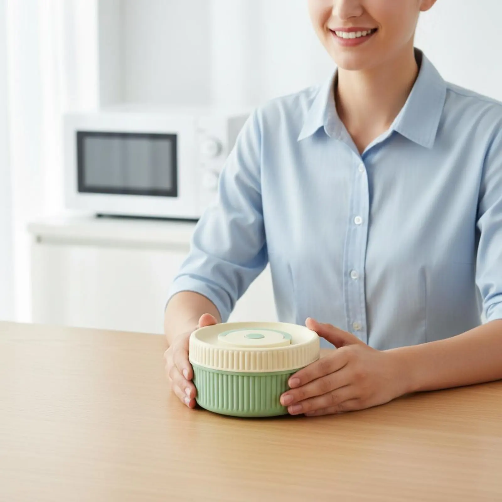 3 Pieces Stainless Steel Lunch Box Detachable Insulated Lunch Box Thermal Food Container Microwave Safe Heat Retention