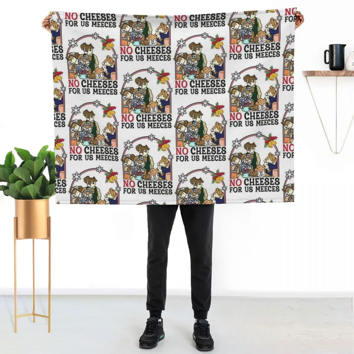 The Muppet Christmas Carol No Cheese For Us Meeces Throw Blanket Spring Fall Cozy Throw Blanket for Couch