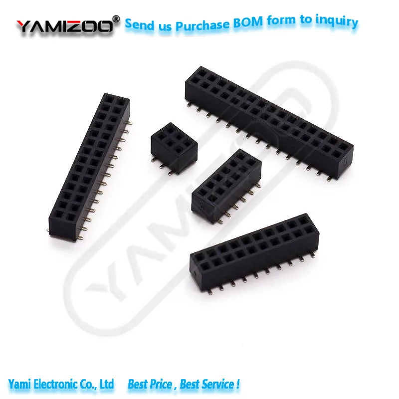 5~10 Stück SMD Doppelreihiger 2-mm-Buchsenstecker 2,0 mm 2*3/4/5/6/7/8/12/15/40P – Detail 3