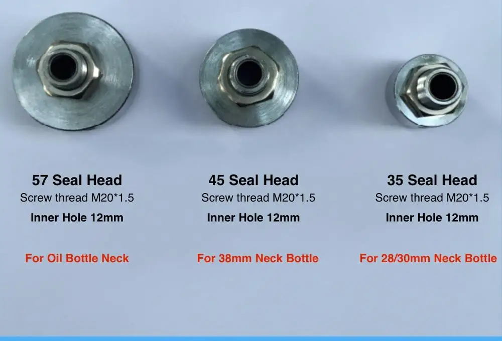 Sealing Head of Blowing Cylinder for 38mm Neck Bottle