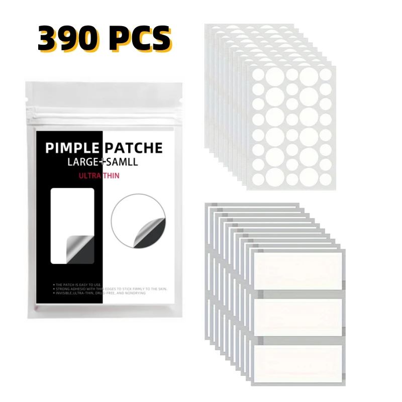 390PCS Large Pack  Acne Sticker Thin Concealer Anti Scar Face Care