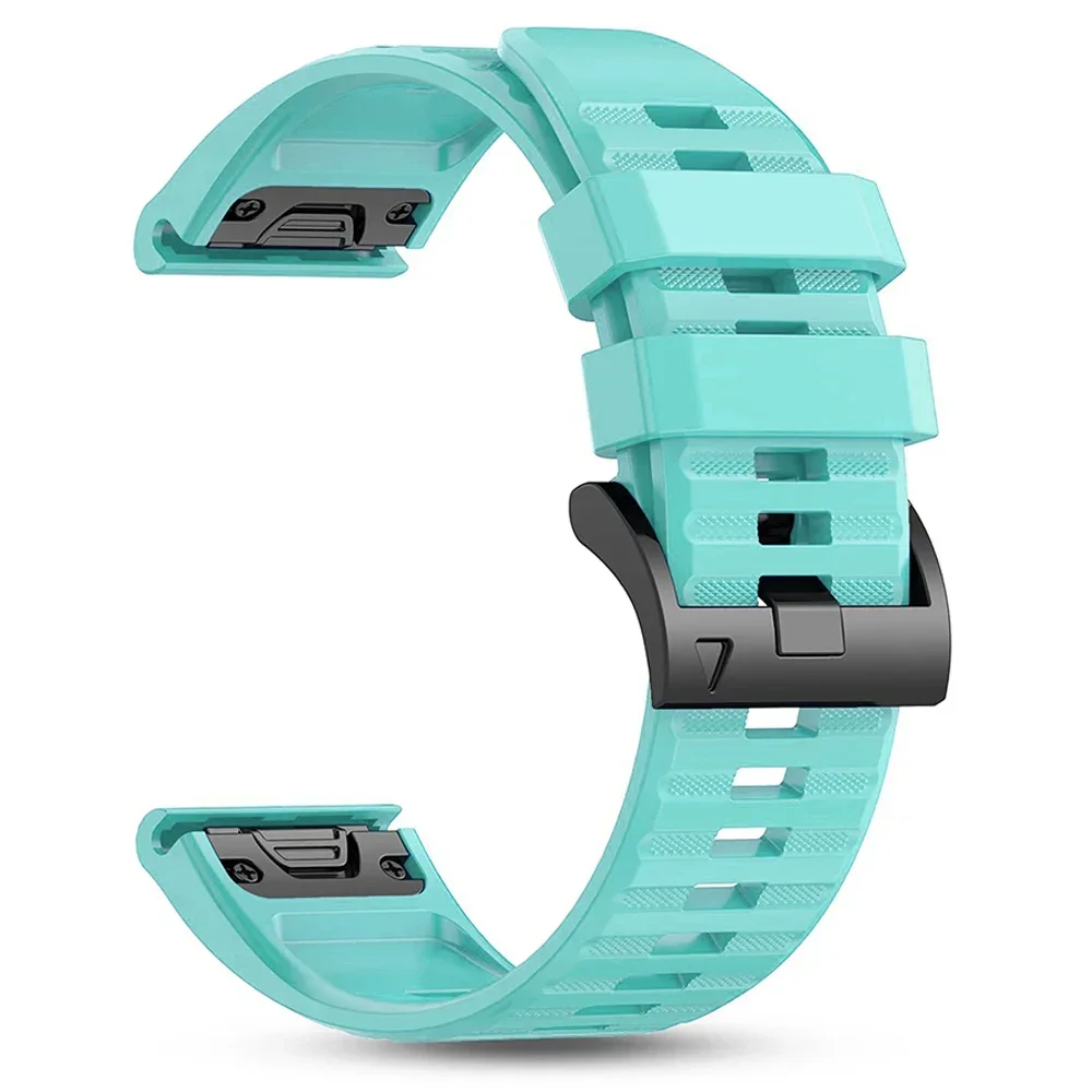 QuickFit 22 26mm siliconen band voor Garmin Fenix 5 5X Plus 6X 7 7X Pro Quatix 8 Fenix 8 Pro 51mm 47mm Epix Outdoor Sport Armband