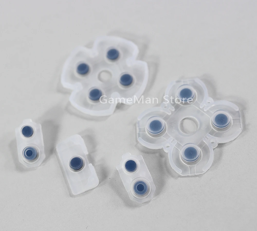 Almohadillas de goma conductoras para JDS 050 055 5,0 JDM055 JDM050 PS4 botones de controlador goma de contacto