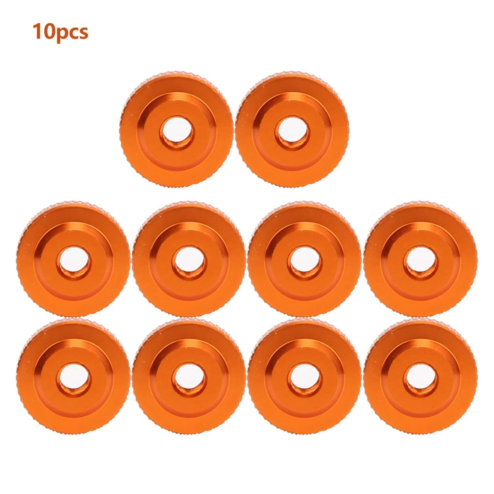 10PCS/Set M4x14x5 Hand Tighten Nuts  Aluminum Alloy Screw Nuts