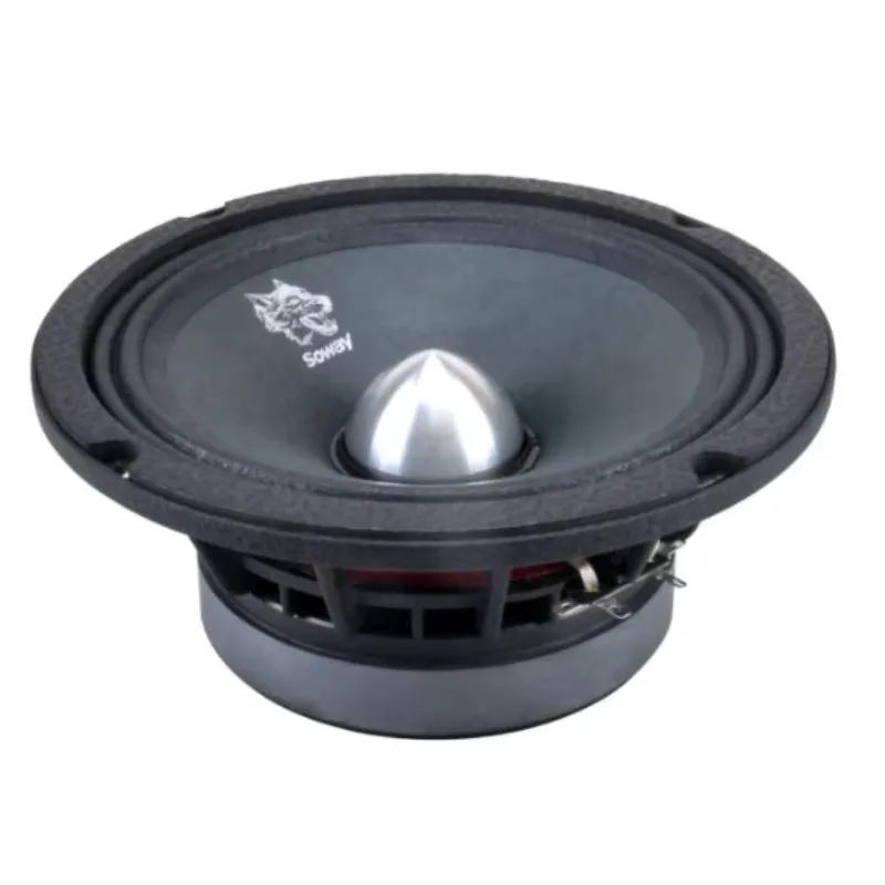 2024 New Speakers 6.5 Inch 8 Inch Midrange For Car Audio Red Black Colors Door Car Radio Auto Electronics Speaker&horn