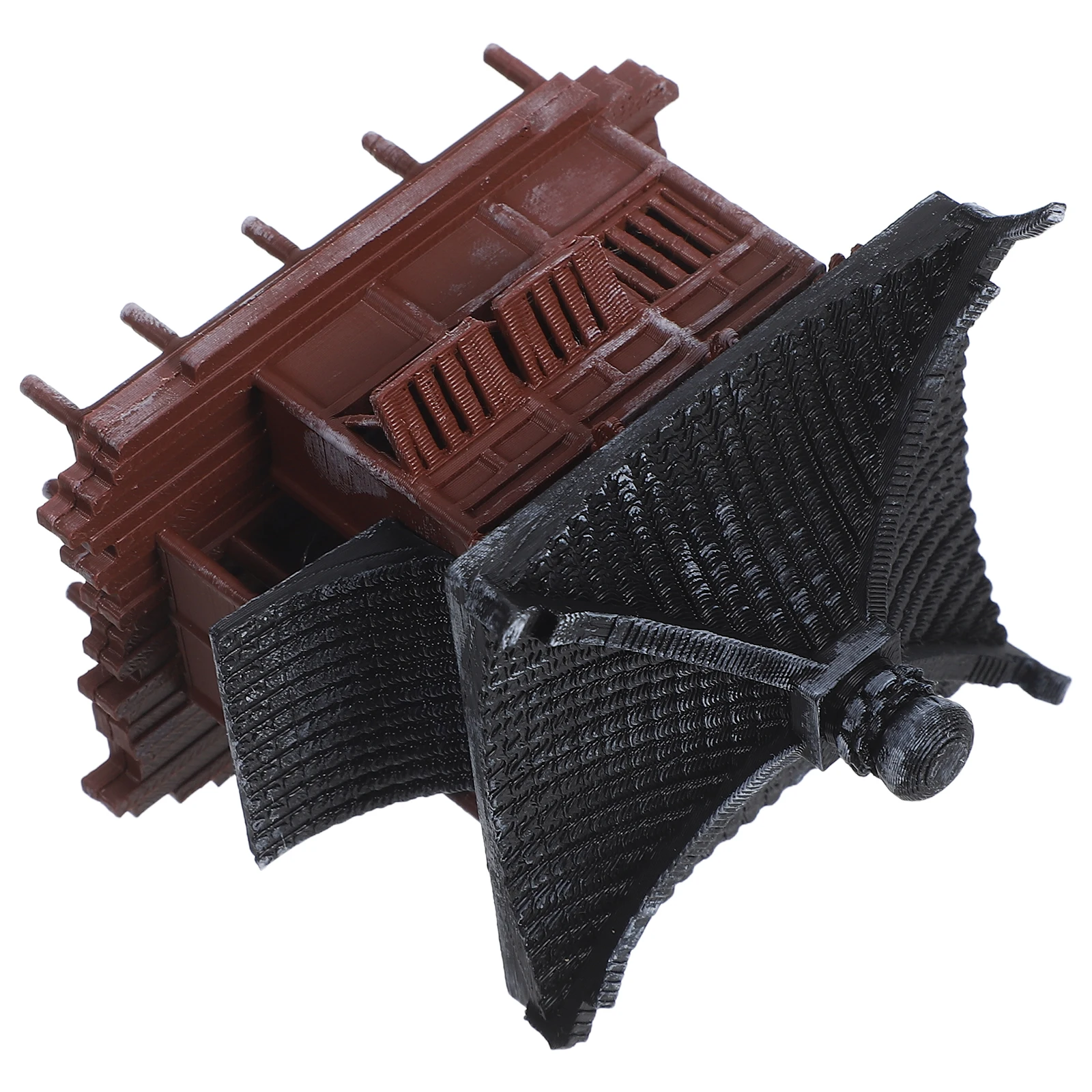 

Chinese Pavilion Ornaments Ancient Design Home Office Decor Fish Tank Accessories Miniature Garden Sculptures Plastic Decoration