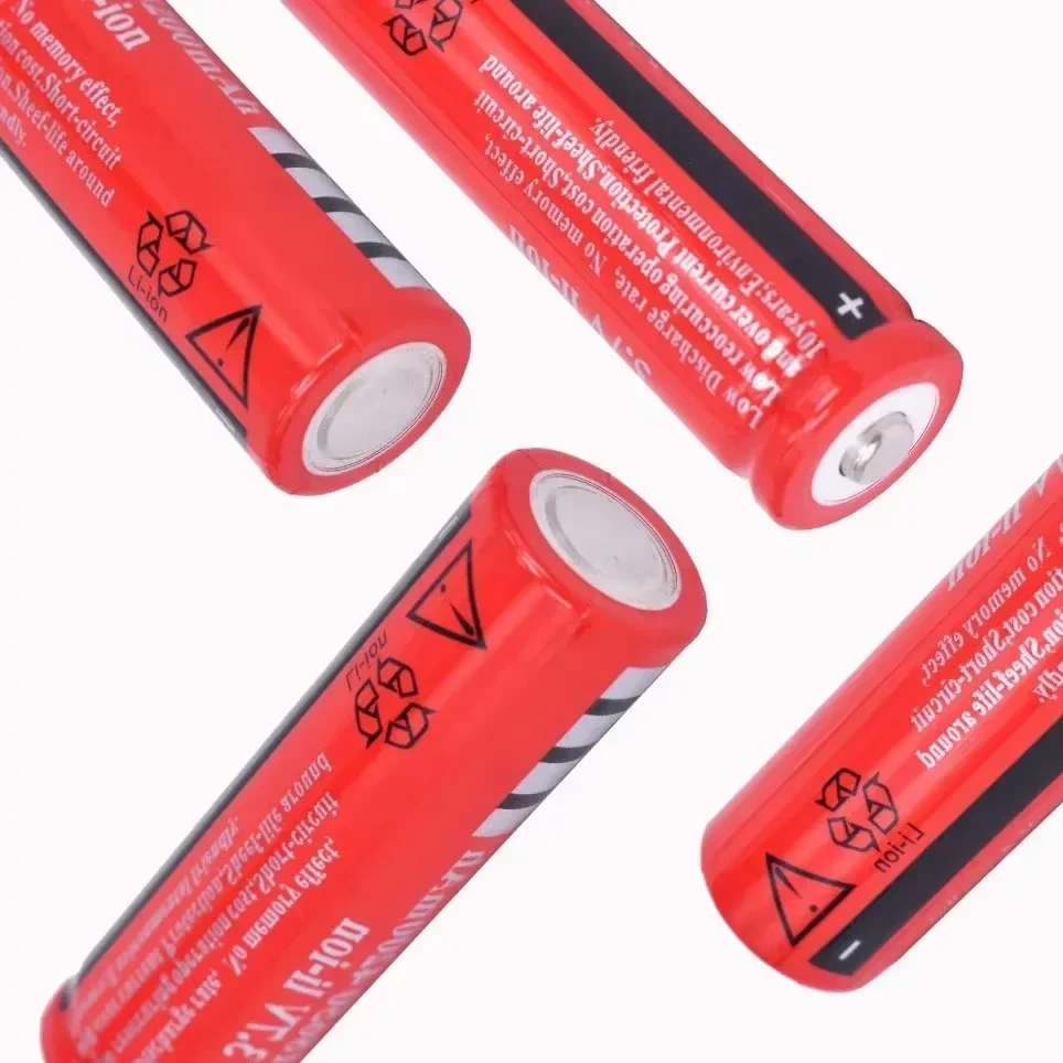 New 100% original 3.7V 4200 mAh 18650 lithium rechargeable battery, suitable for flashlights, microphones, etc