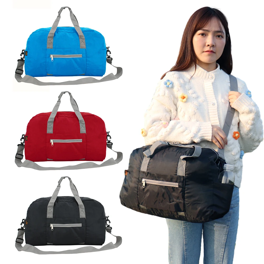

20 L Folding Large Capacity Storage Bags with Shoulder Strap Carry Bag Cookware Storage Bag for Beach Picnic Road Trip Travel