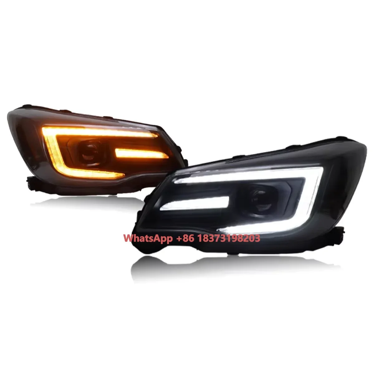 TYPY Car Lights for Subaru Forester Headlight 2013-2018 LED Projetor Head Lamp Daytime Running Light Automotive Accessories