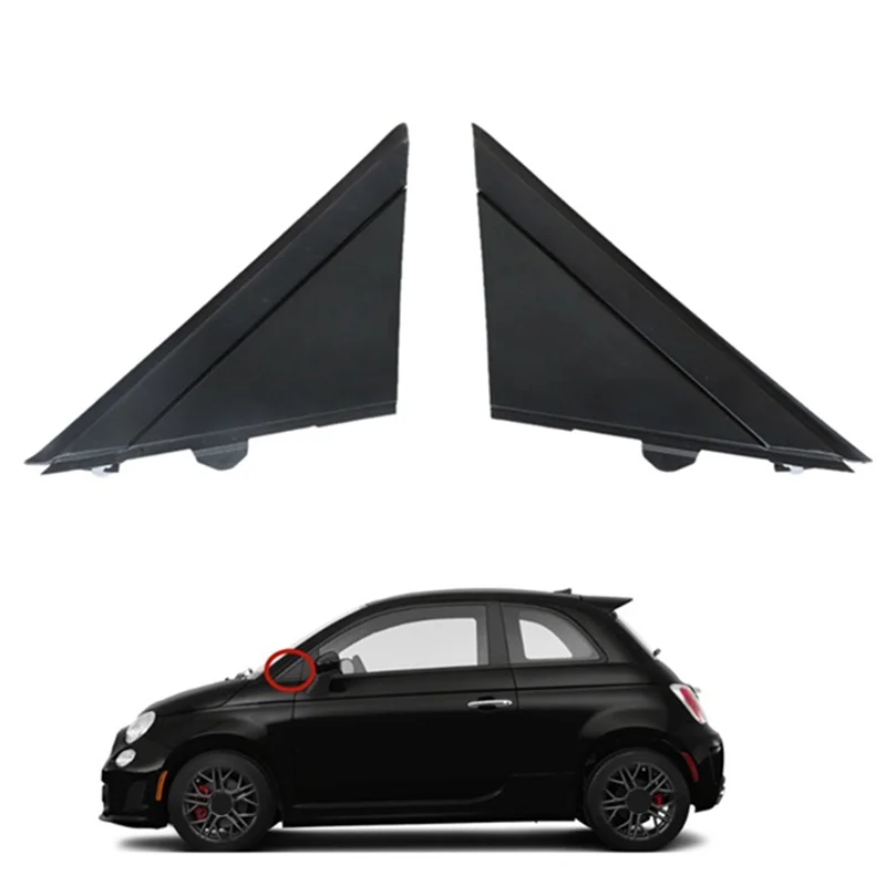 Right Rear View Mirror Triangle Mirror Decorative Plate 1SH16KX7AA for Fiat 500 2012-2019 Car Accessories