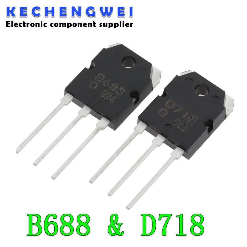 10Pcs/Lot New Original B688 D718 2SB688 2SD718 AUDIO Amplifier 5pairs MANAGEMENT DOMESTIC PAIR 3.0 Good Quality