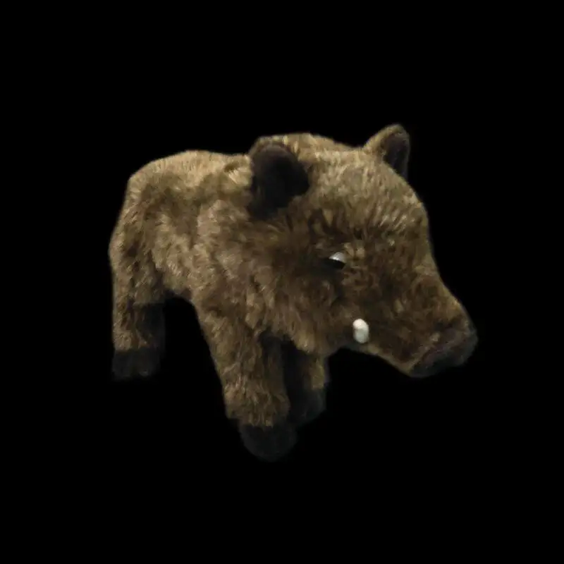 

Плюшевая игрушка-фигурка дикого кабана, реалистичная кукла-животное, европейский и азиатский дикий кабан, кавайная игрушка, подарки