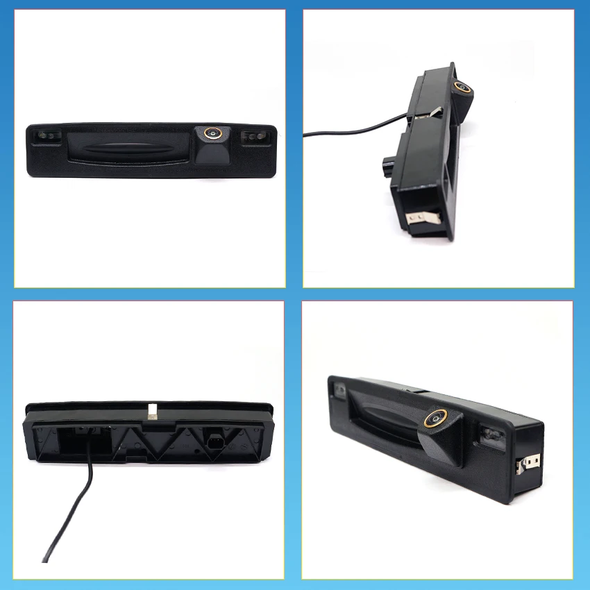 170 °   كاميرا خلفية عالية الدقة لسيارة فورد فييستا هاتشباك 2018 2019 2020 CCD كاميرا خلفية احتياطية للسيارة مقبض صندوق السيارة عدسة عين السمكة الذهبية