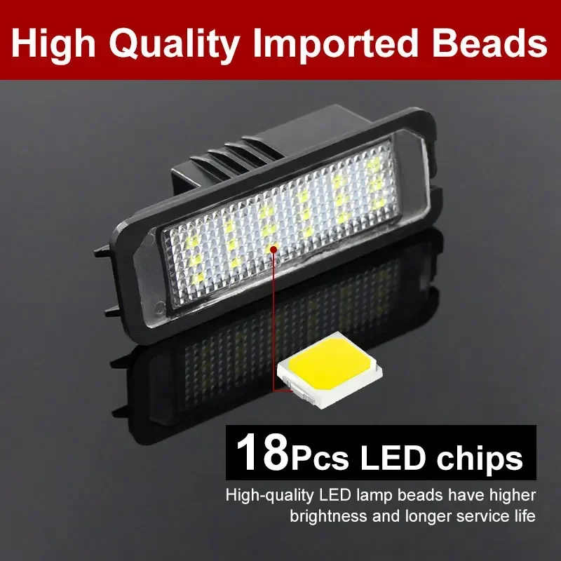 LED Number Car License Plate Light Lamp For Porsche Boxster 987 981 982 Spyder Cayenne 958 92A 911 Carrera 991 996 997 Turbo 980