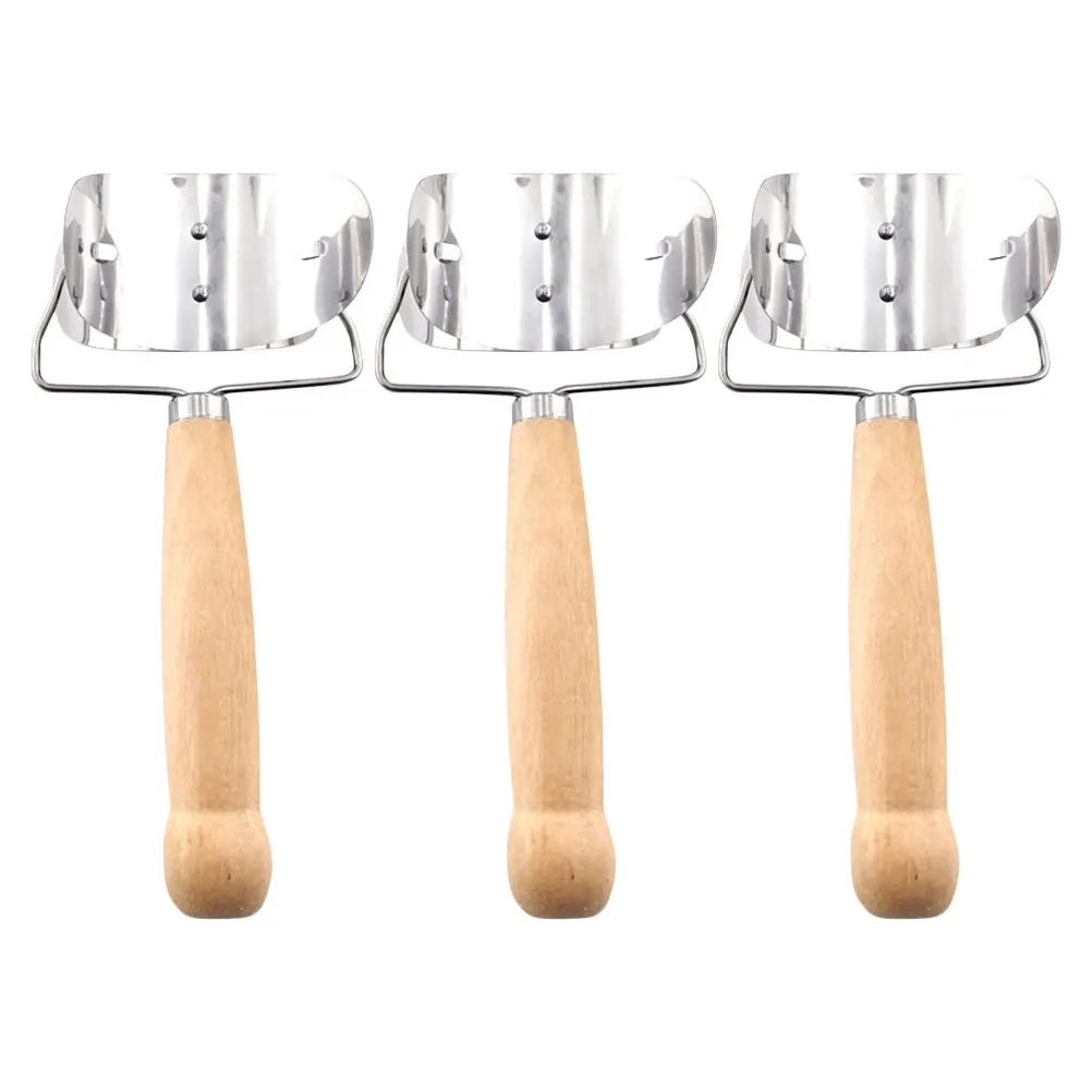 

3pcs Stainless Steel Dumpling Skin Maker Ergonomic Portable Kitchen Gadget For Dumplings Biscuits Wrappers Kitchen Supply Sturdy