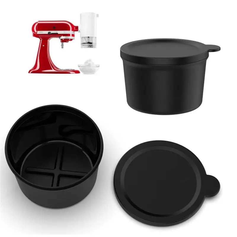 KYCOR-Silicone Ice Mold Replacement Set For Kitchenaid Smoothie Maker, Compatible With Ice Shaver Machine Accessories