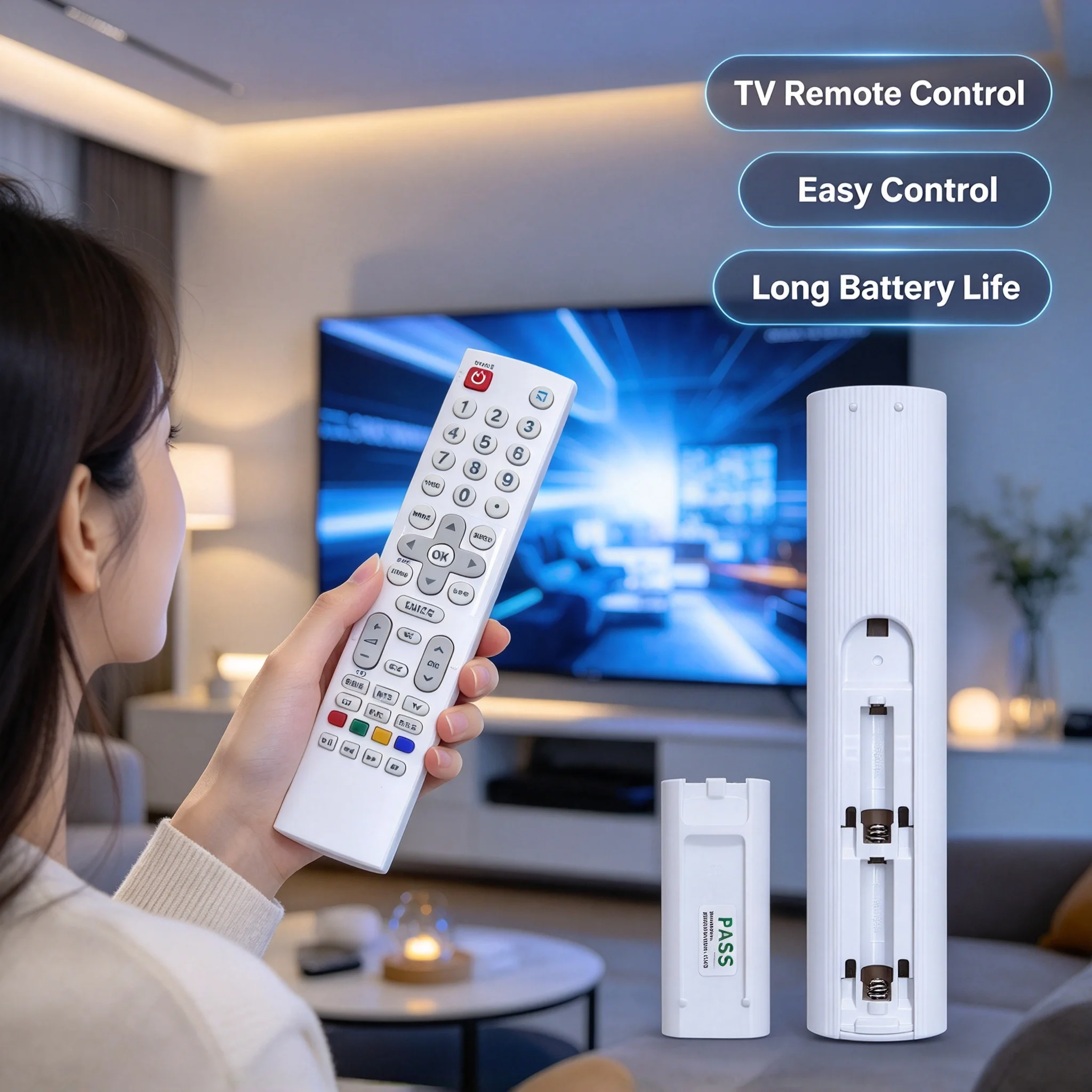 Remote Control HOF17E485GPD8 For Skyworth Coocaa Tesla Panasonic LED TV