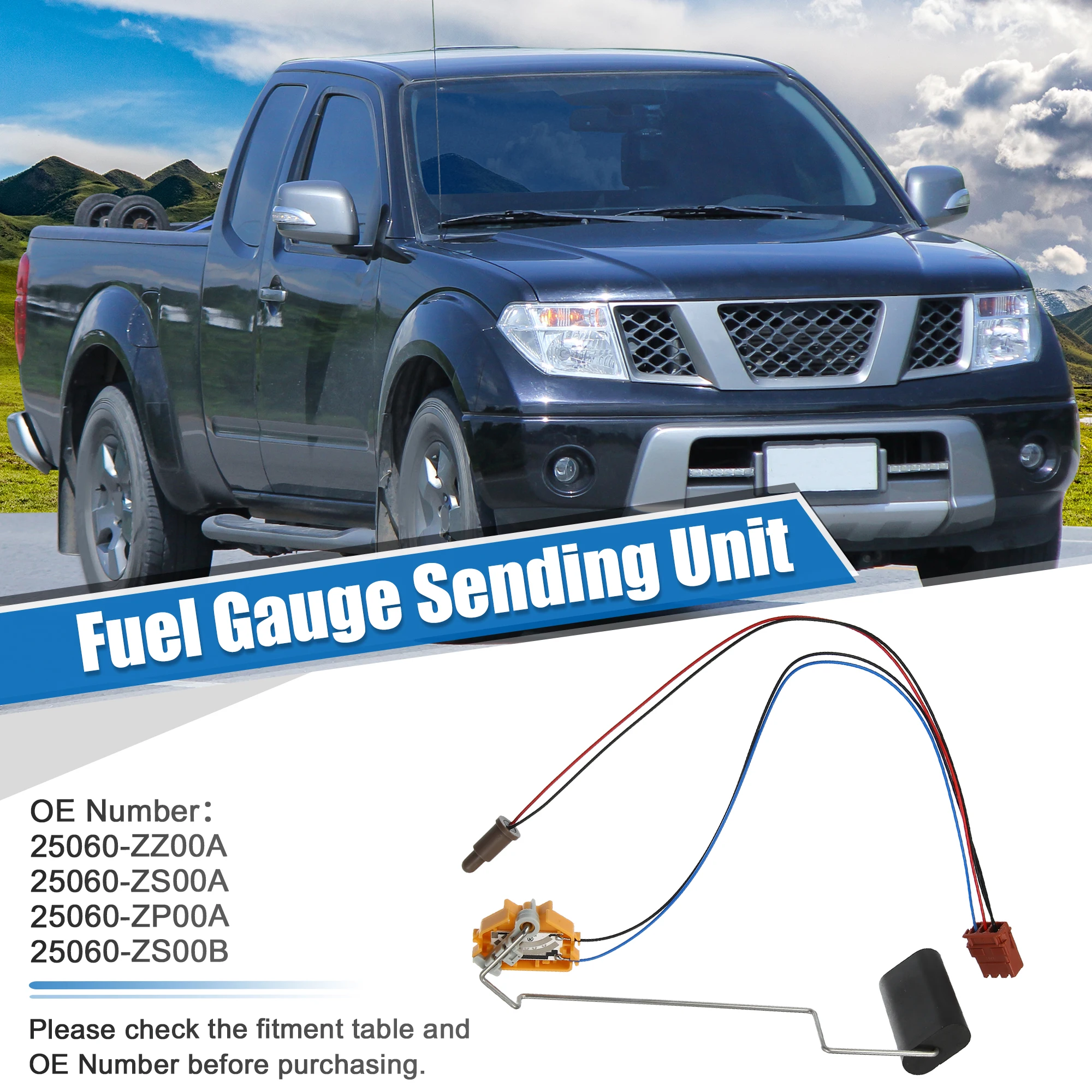 Main Fuel Tank Guage Level Sensor Fit for Nissan Frontier Pathfinder Xterra 2005-2012 25060ZS00A 25060ZZ00A 911-056