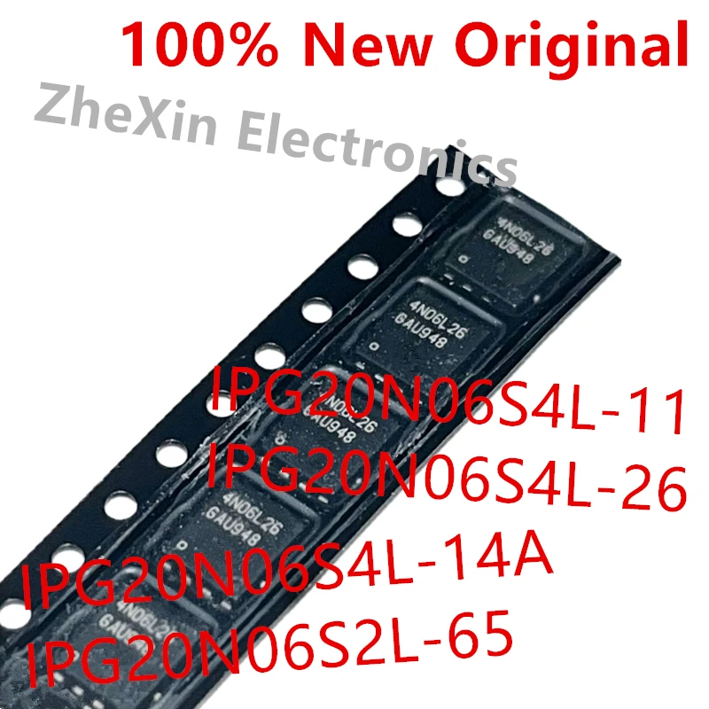 10PCS/Lot  IPG20N06S4L-26  4N06L26 、IPG20N06S4L-11  4N06L11 、IPG20N06S4L-14A  4N06L14 、IPG20N06S2L-65  2N06L65  Power-Transistor