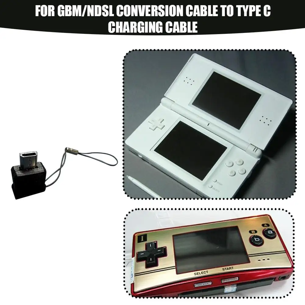 For Gbm/ndsl Conversion Cable To Type C Charging Cable Charging Lanyard One Two Plug And With Data Play And Transmission In R1Z4