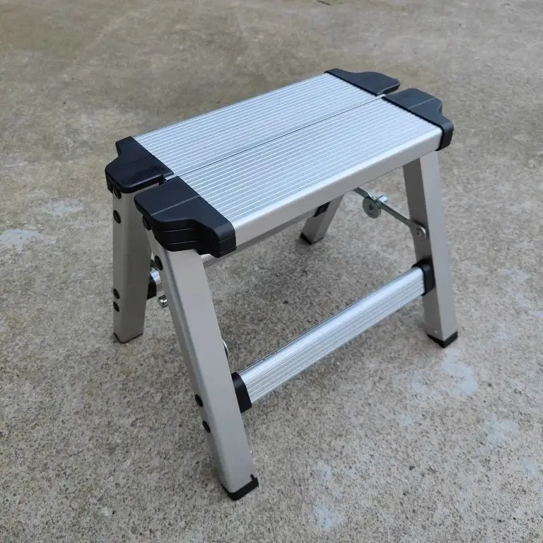 Military Training Aluminum Alloy Folding Stool Light Subway Small Seat Fishing Portable One-step Stool